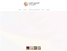 Tablet Screenshot of lets-print.ro